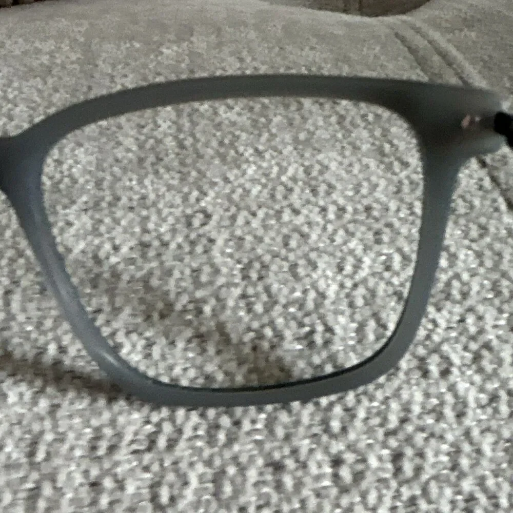 VENETO VVA274 Gray Rectangle Full Rim Plastic Eyeglass Frame 53-18-140
